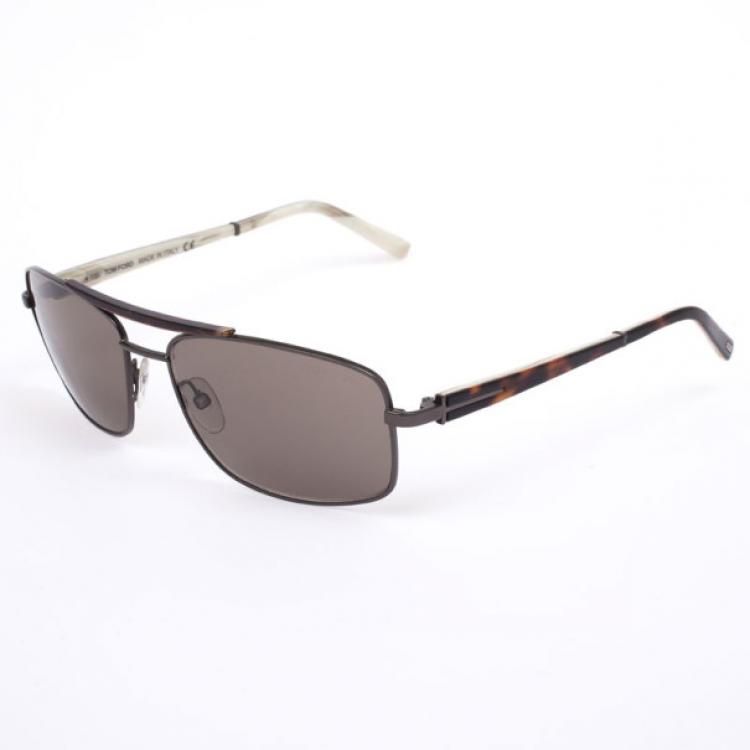 Pre Owned Tom Ford Tortoise Frame Daniel Men Aviators