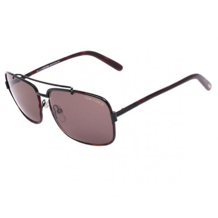 Pre Owned Tom Ford Tortoise Frame Martine Mens Aviators