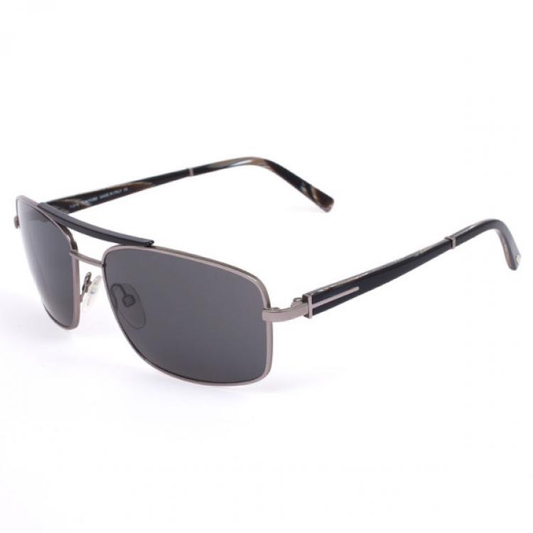 Pre Owned Tom Ford Black Daniel Men Aviators