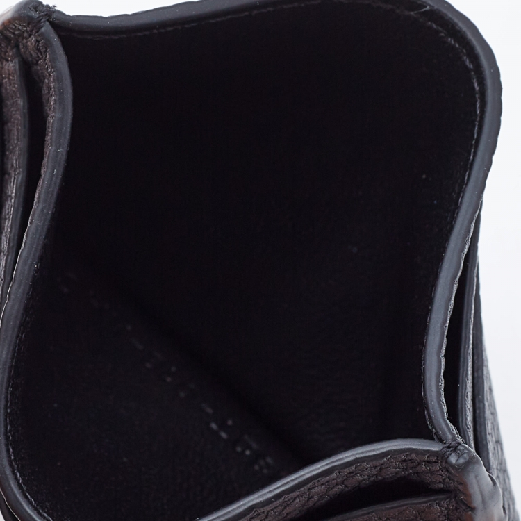 Pre Owned Tom Ford Black Leather T Lin Card Cover