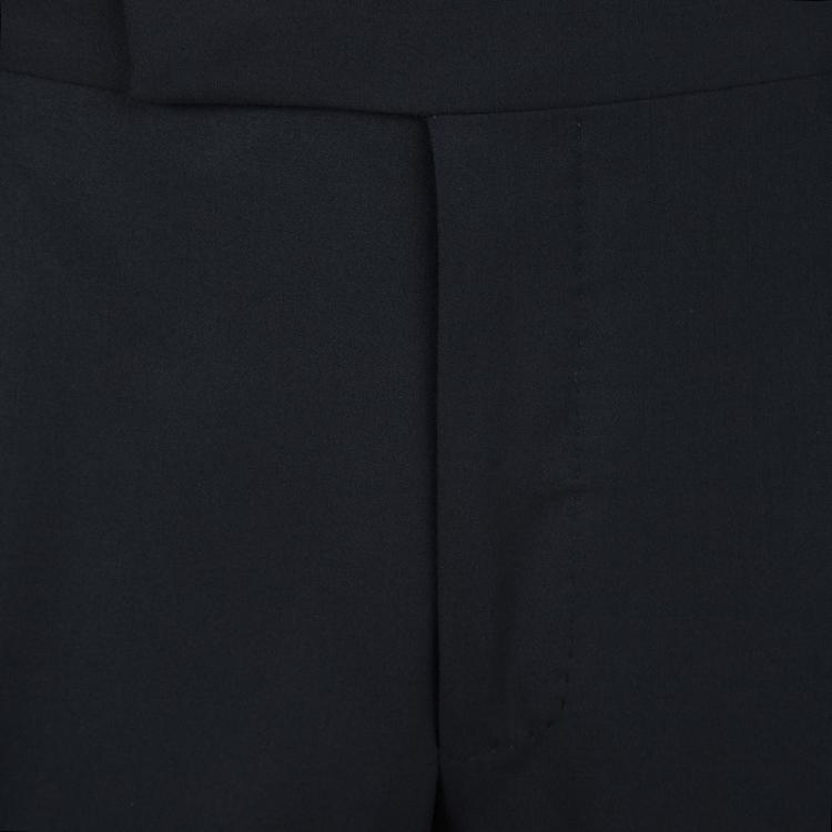 Pre Owned Tom Ford Midnight Blue Wool Contrast Trim James Bond Tuxedo Suit XL