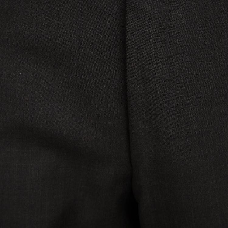 Pre Owned Tom Ford Brown Wool Regular Fit Trousers L