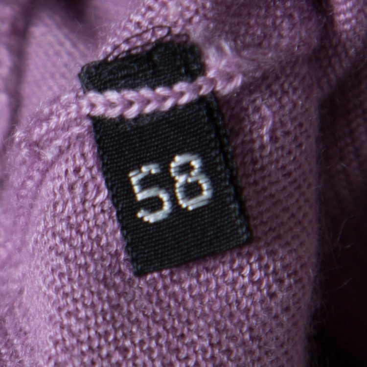 Pre Owned Tom Ford Purple Cashmere and Silk Crew Neck Sweater 4XL