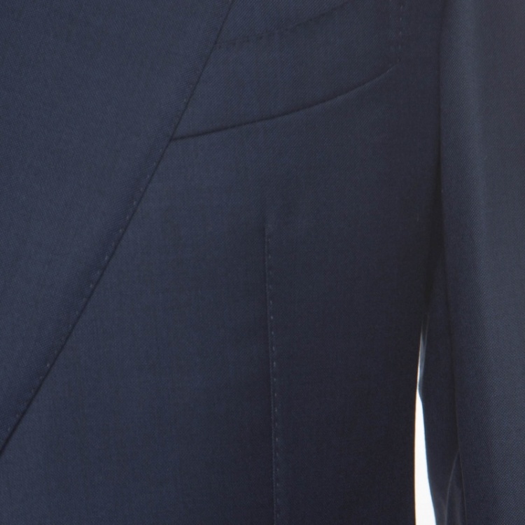 Pre Owned Tom Ford Navy Blue Wool Windsor Tailored Suit XL