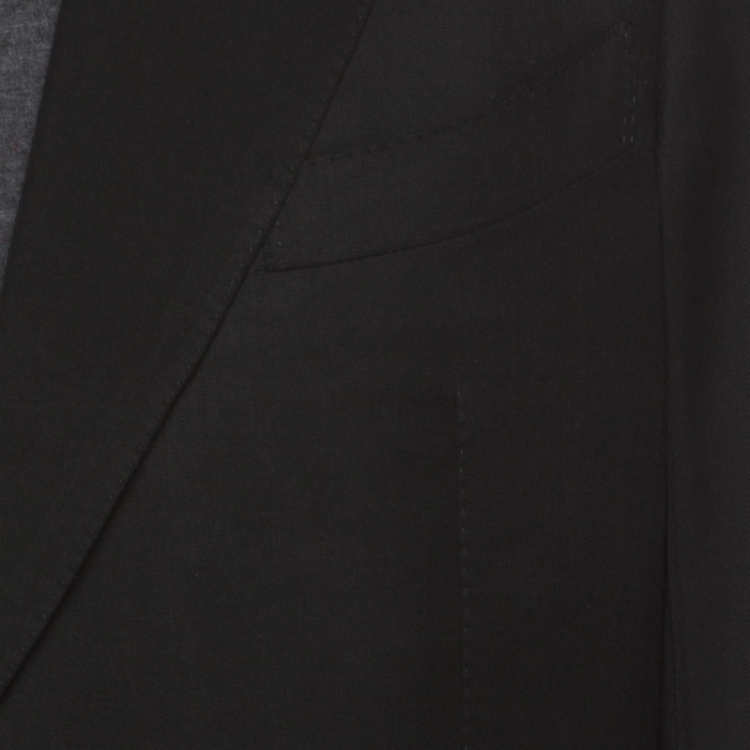 Pre Owned Tom Ford Black Wool and Mohair Tailored Suit XXL