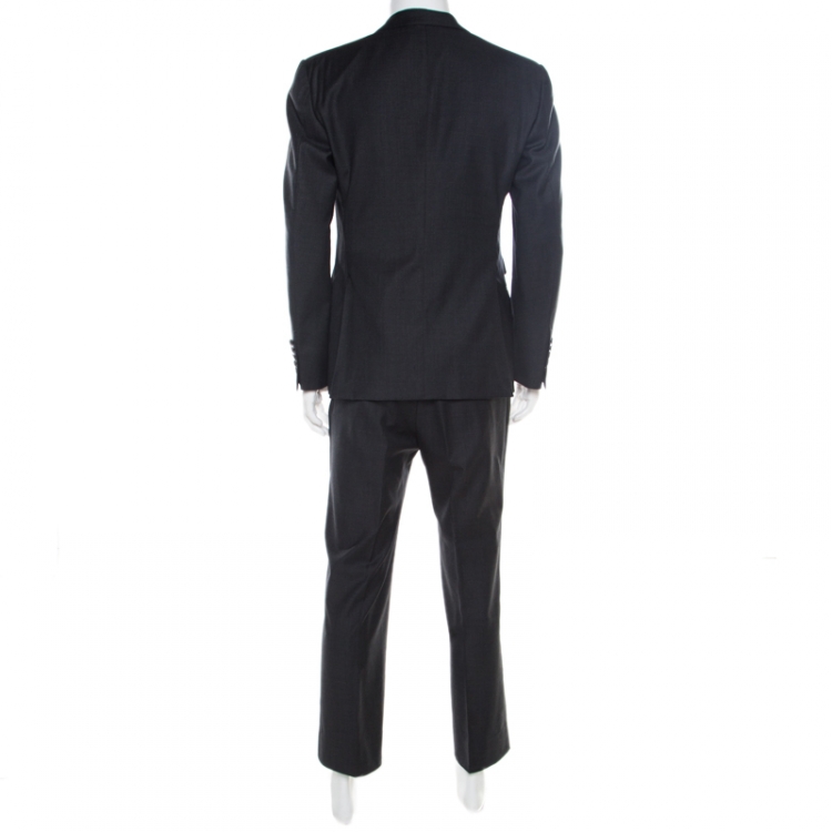 Pre Owned Tom Ford Grey Wool Tailored Suit L