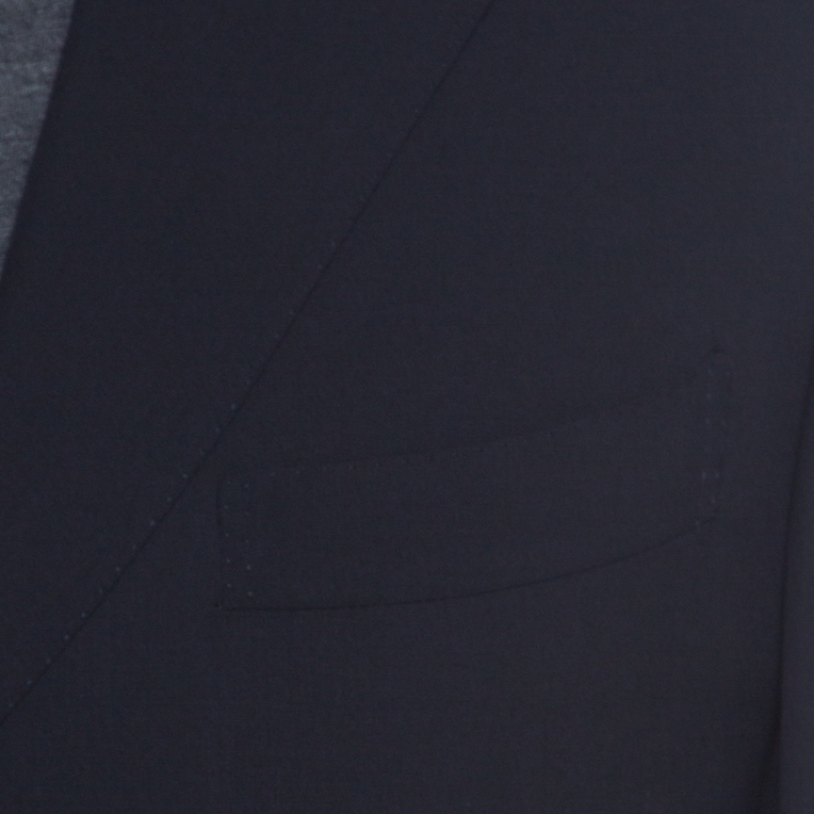 Pre Owned Tom Ford Navy Blue Wool Tailored Suit L