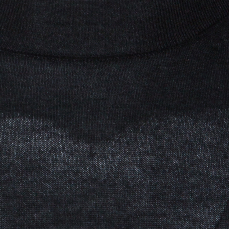 Pre Owned Tom Ford Dark Grey Cashmere Crew Neck Sweater M 