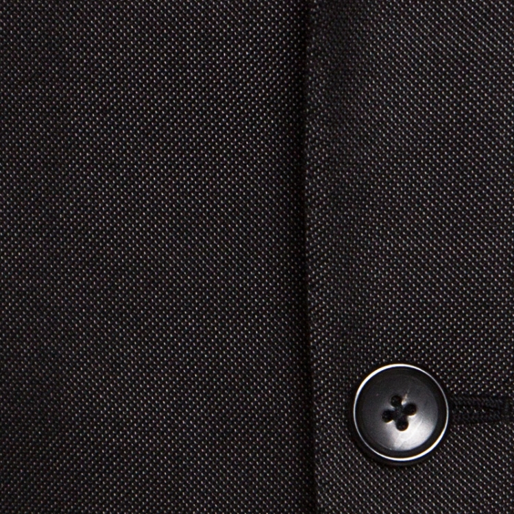 Pre Owned Tom Ford Dark Grey Silk and Wool Knit Regular Fit Blazer XXL