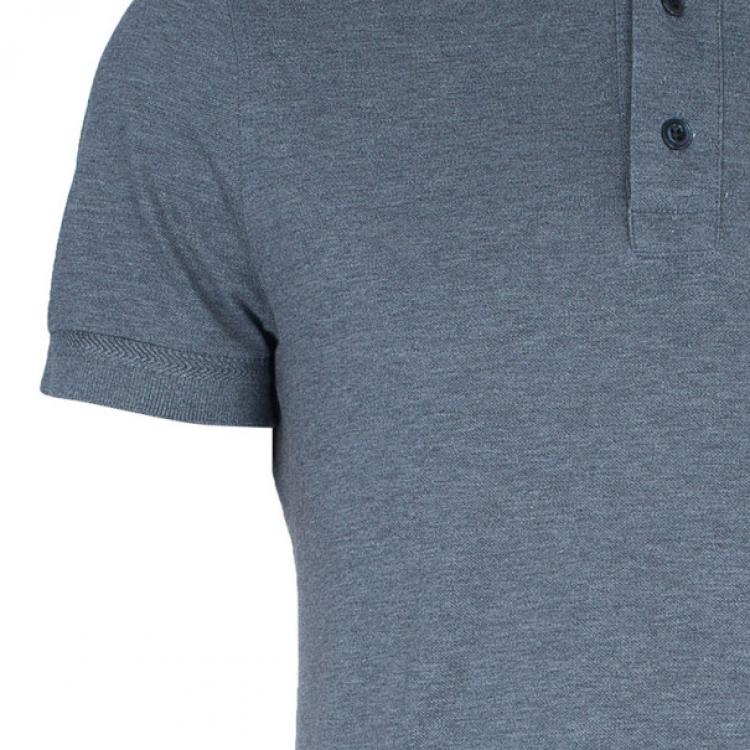 Pre Owned Tom Ford Men's Grey Polo Shirt L
