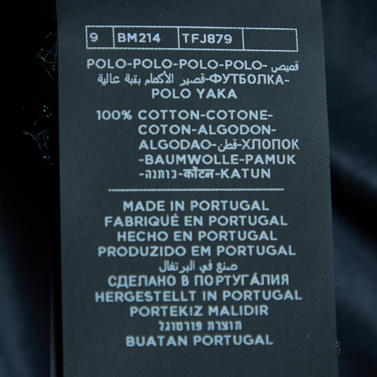 Pre Owned Tom Ford Black Cotton Knit Long Sleeve Polo T-Shirt 4XL