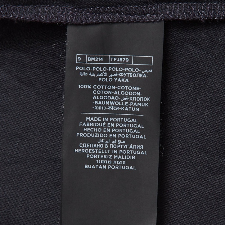 Pre Owned Tom Ford Black Jersey Long Sleeve Polo T-Shirt 4XL