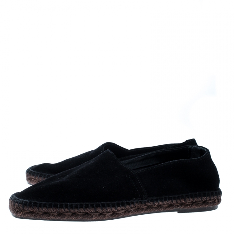 Pre Owned Tom Ford Black Suede Barnes Espadrilles Size 40