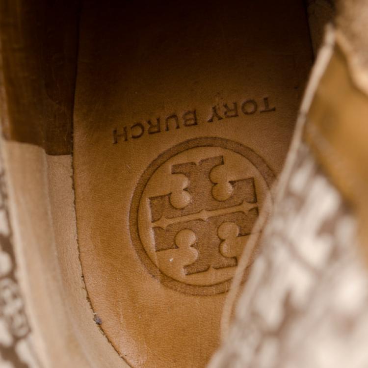 Pre Owned Tory Burch Blaire Mid-Heel Boots Size 37