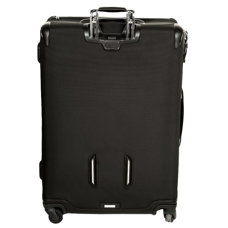 Pre Owned Tumi Black Nylon Expandable Aden Fortnight Trip 31 Luggage