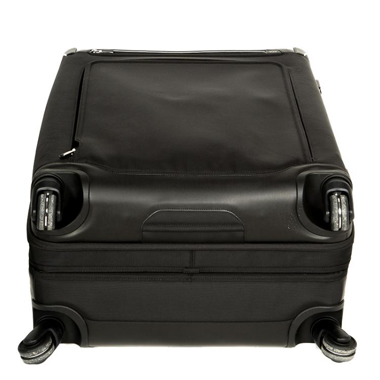 Pre Owned Tumi Black Nylon Expandable Aden Fortnight Trip 31 Luggage