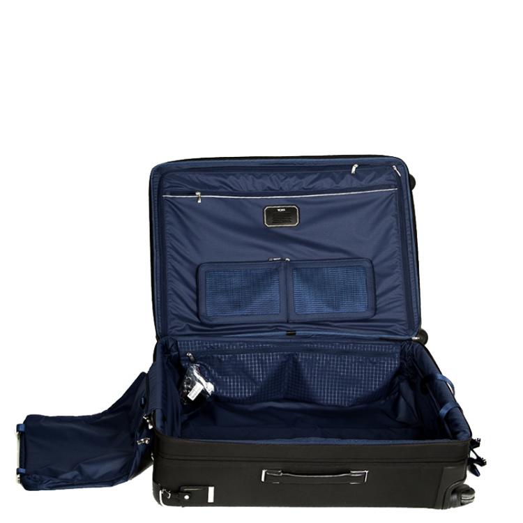 Pre Owned Tumi Black Nylon Expandable Aden Fortnight Trip 31 Luggage