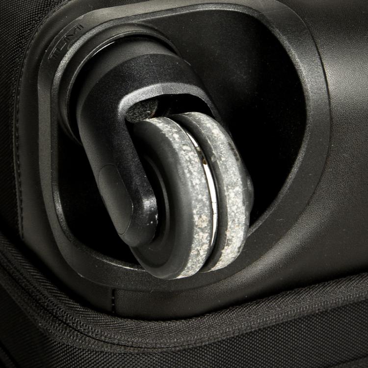 Pre Owned Tumi Black Nylon Expandable Aden Fortnight Trip 31 Luggage