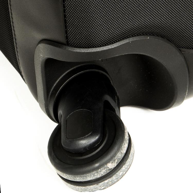 Pre Owned Tumi Black Nylon Expandable Aden Fortnight Trip 31 Luggage