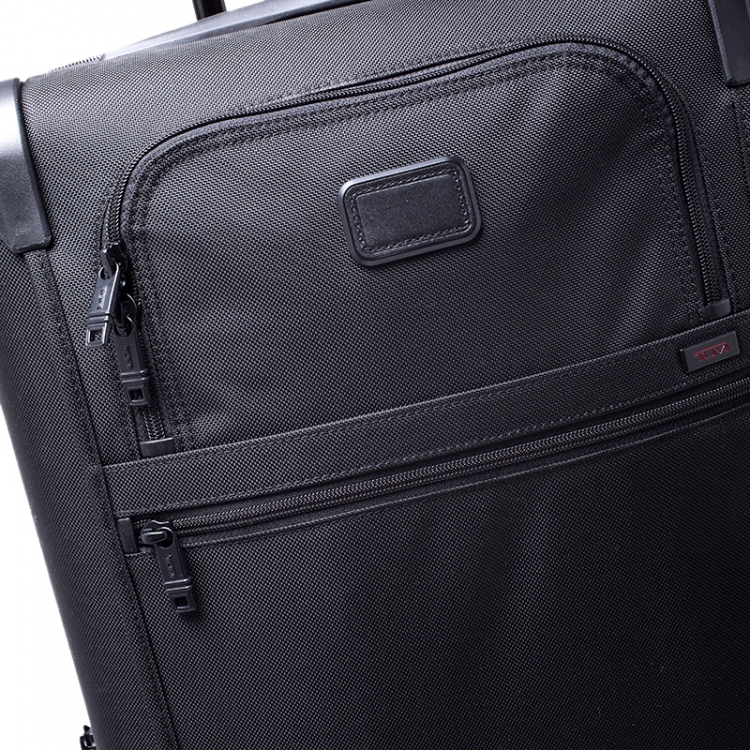 Pre Owned TUMI Black Nylon Alpha 2 Rolling Suitcase