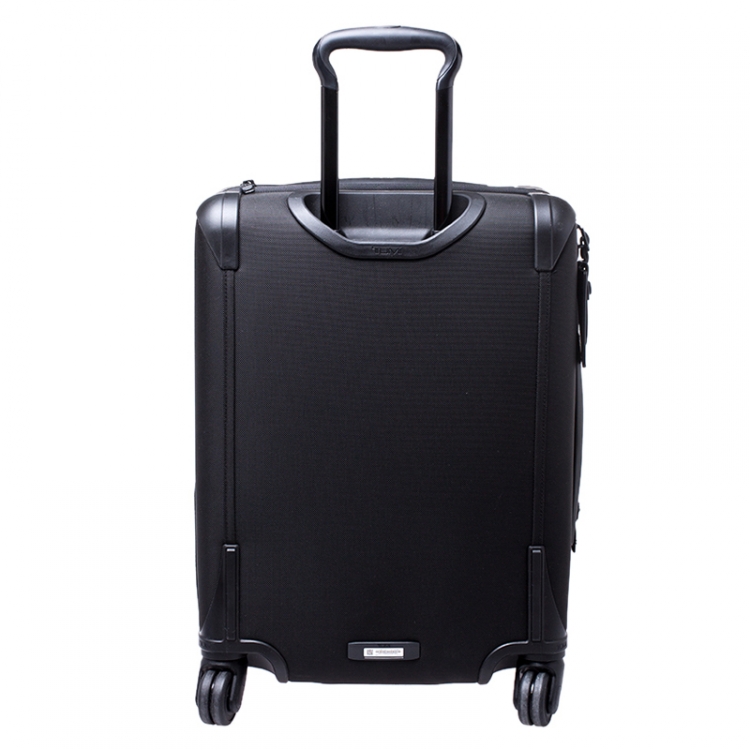 Pre Owned TUMI Black Nylon Alpha 2 Rolling Suitcase