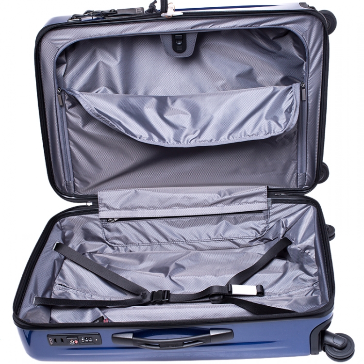 Pre Owned TUMI Blue PVC V3 Rolling Suitcase