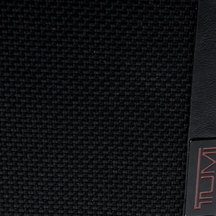 Pre Owned Tumi Black Nylon Passport Wallet
