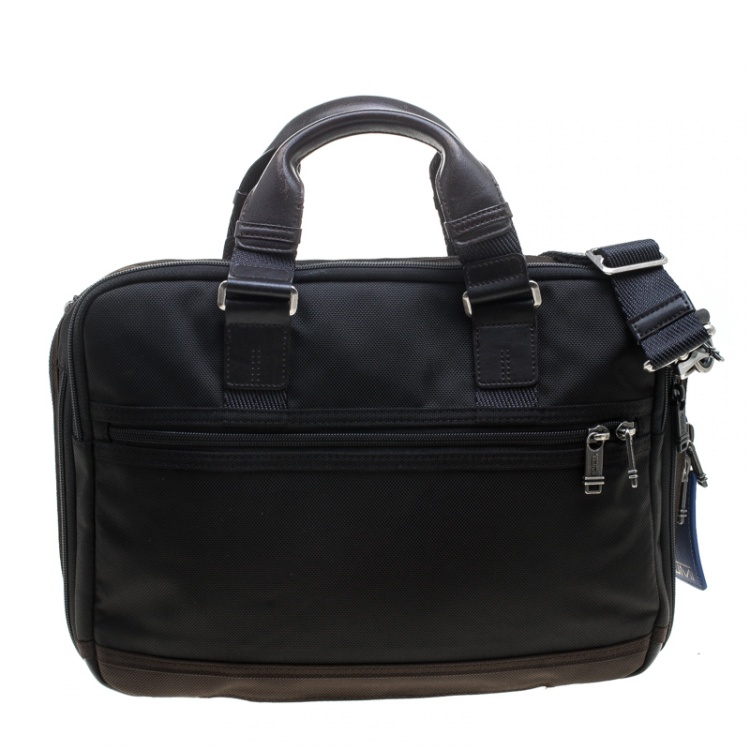 Pre Owned TUMI Black Nylon Alpha Bravo Laptop Bag
