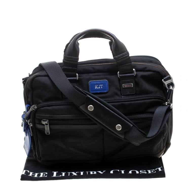 Pre Owned TUMI Black Nylon Alpha Bravo Laptop Bag