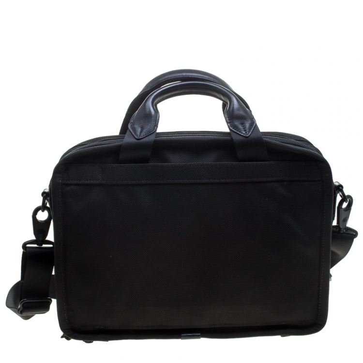 Pre Owned Tumi Black Nylon Alpha T-Pass Expandable Laptop Bag