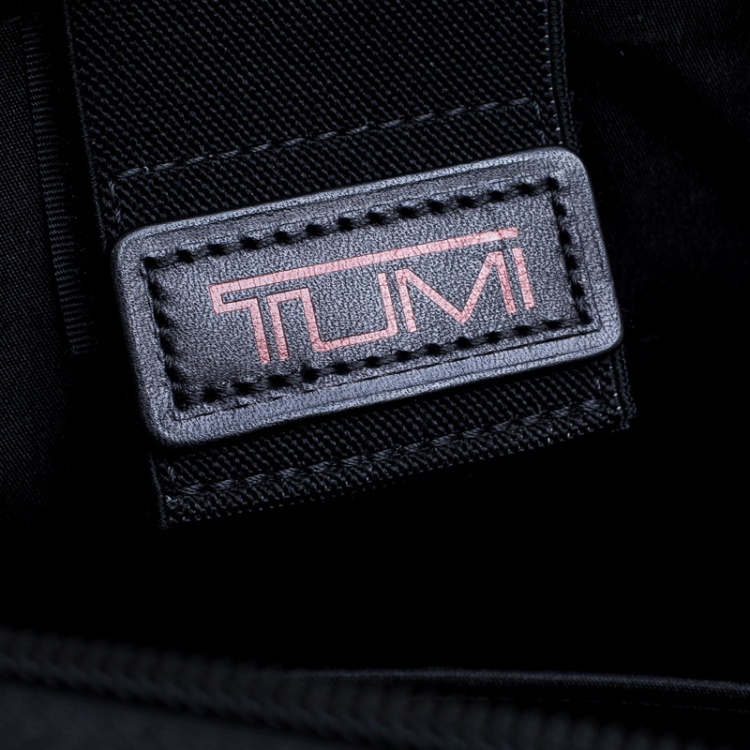 Pre Owned Tumi Black Nylon Alpha T-Pass Expandable Laptop Bag