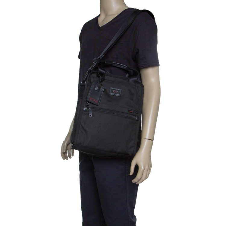 Pre Owned TUMI Black Nylon Alpha II Tote