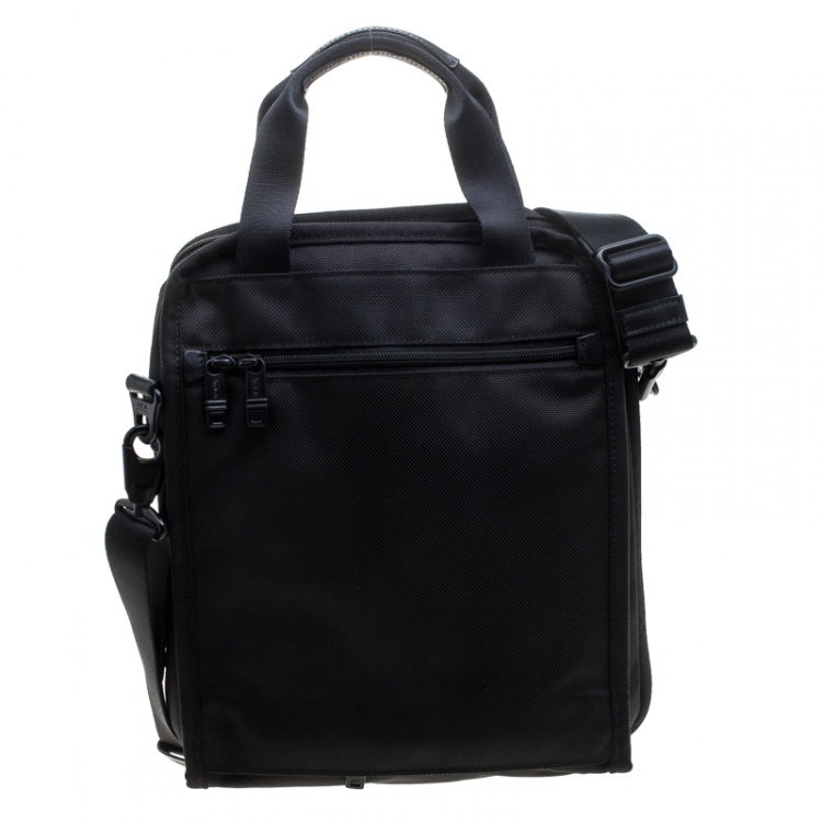 Pre Owned TUMI Black Nylon Alpha II Tote