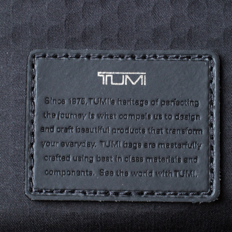 Pre Owned Tumi Black Nylon and Leather Alpha Bravo Braton Crossbody Bag