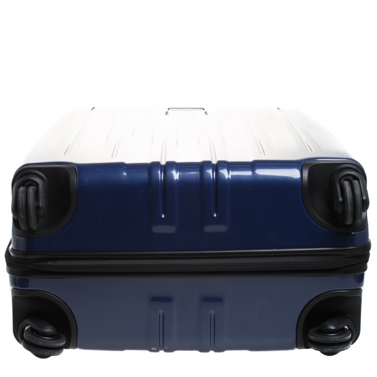 Pre Owned TUMI Blue Hardcase V3 4 Wheel Luggage 