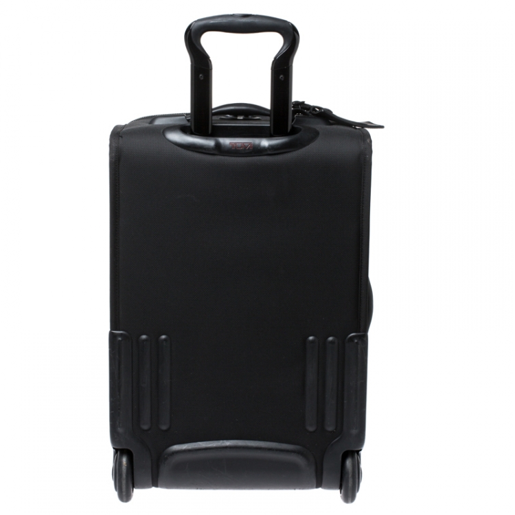 Pre Owned TUMI Black Nylon 2 Wheel Continental Carry On Luggage