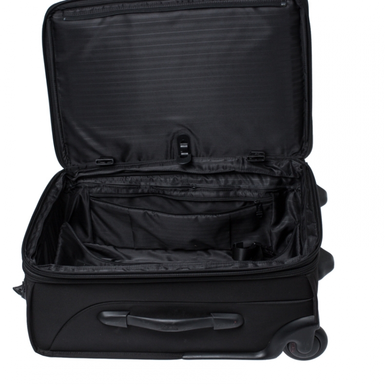 Pre Owned TUMI Black Nylon 2 Wheel Continental Carry On Luggage