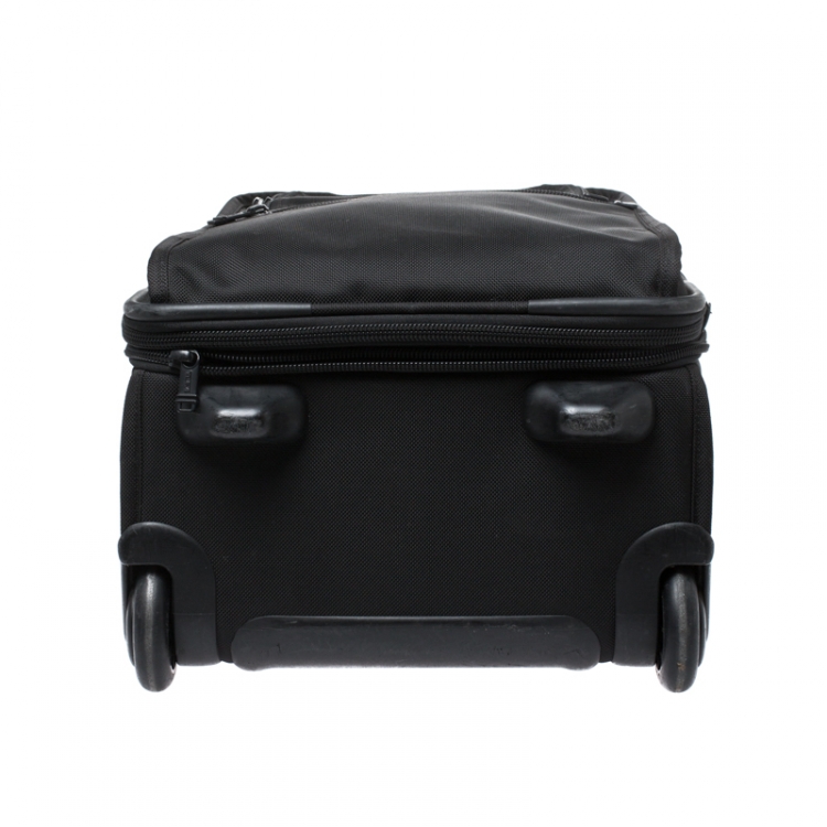 Pre Owned TUMI Black Nylon 2 Wheel Continental Carry On Luggage