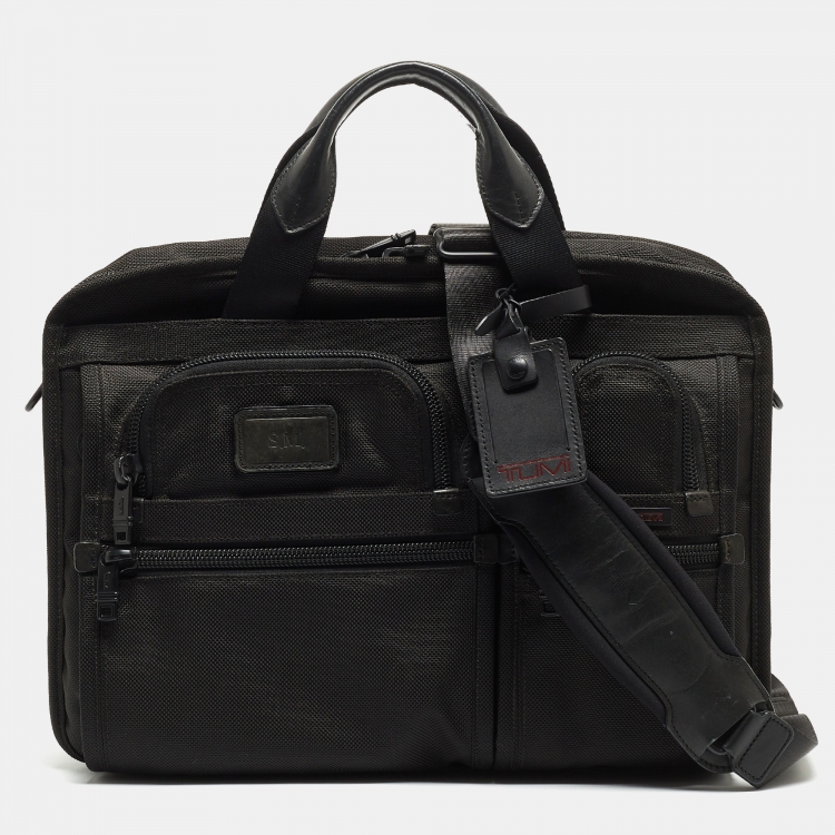 TUMI Black Nylon Medium T-Pass Screen Laptop Slim Briefcase TUMI | The ...