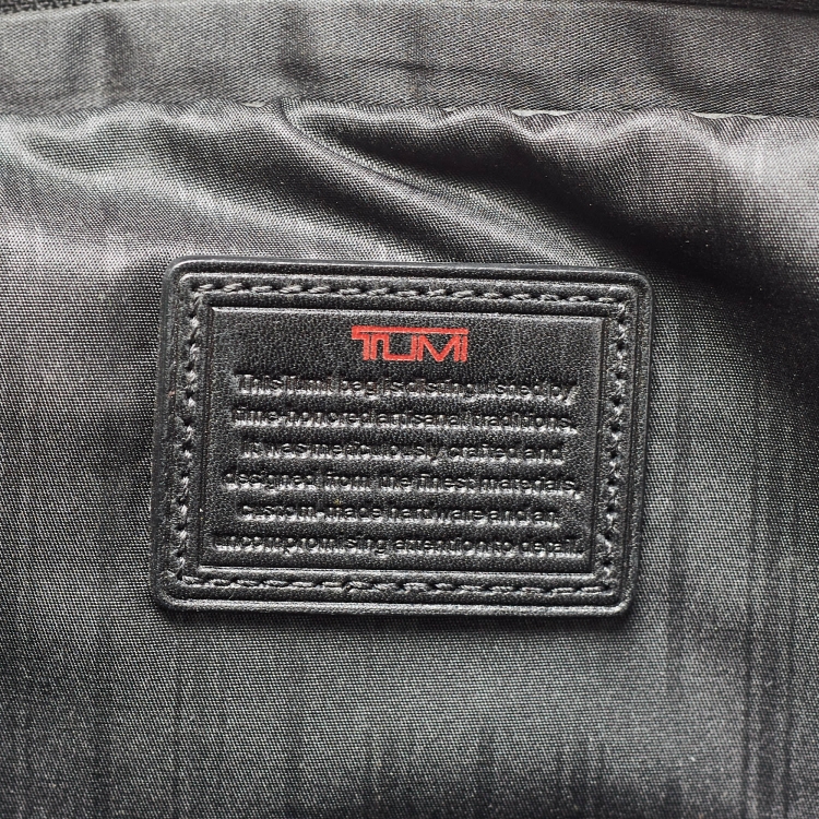 Pre Owned TUMI Black Nylon Large Alpha Laptop Case Bag