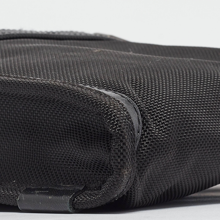 Pre Owned TUMI Black Nylon Alpha 3 Small Pocket Bag 