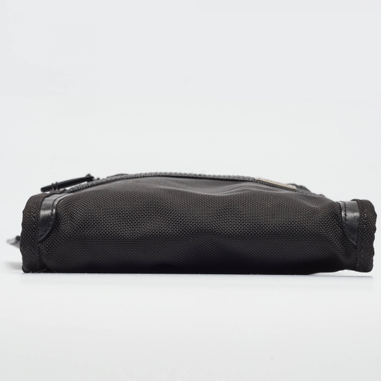 Pre Owned TUMI Black Nylon Alpha 3 Small Pocket Bag 