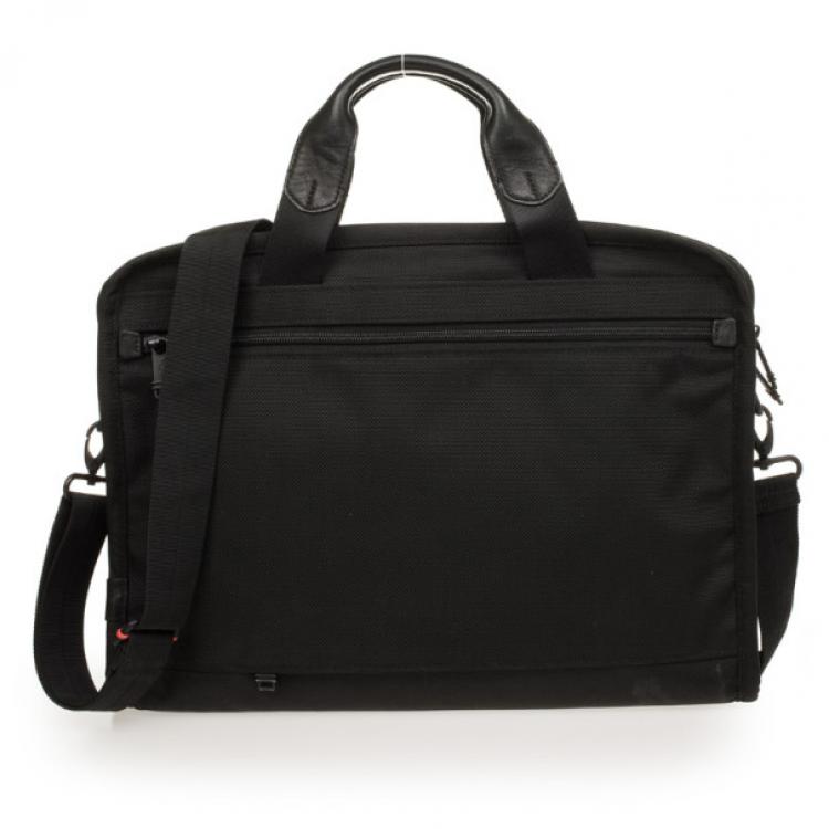 Pre Owned TUMI Black Slim Large Screen Laptop Briefcase