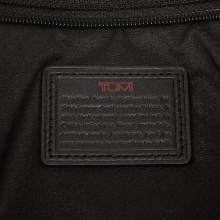 Pre Owned TUMI Black Slim Large Screen Laptop Briefcase