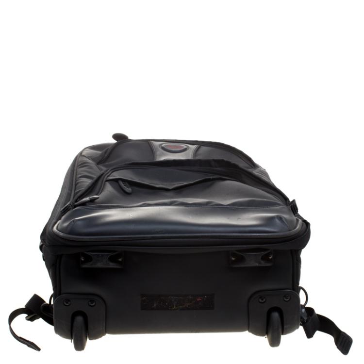 Pre Owned Tumi Black Nylon T2 Wheeled Backpack