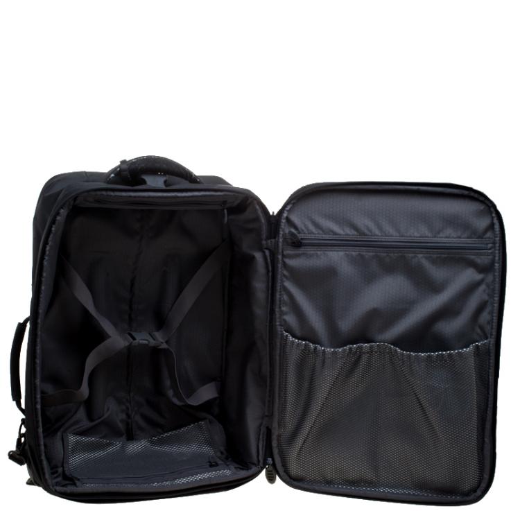 Pre Owned Tumi Black Nylon T2 Wheeled Backpack