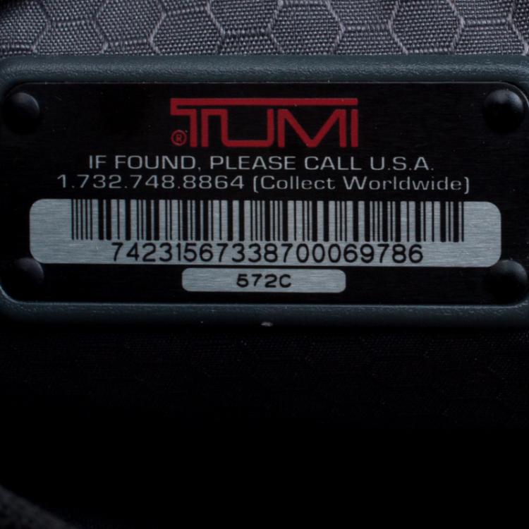 Pre Owned Tumi Black Nylon T2 Wheeled Backpack