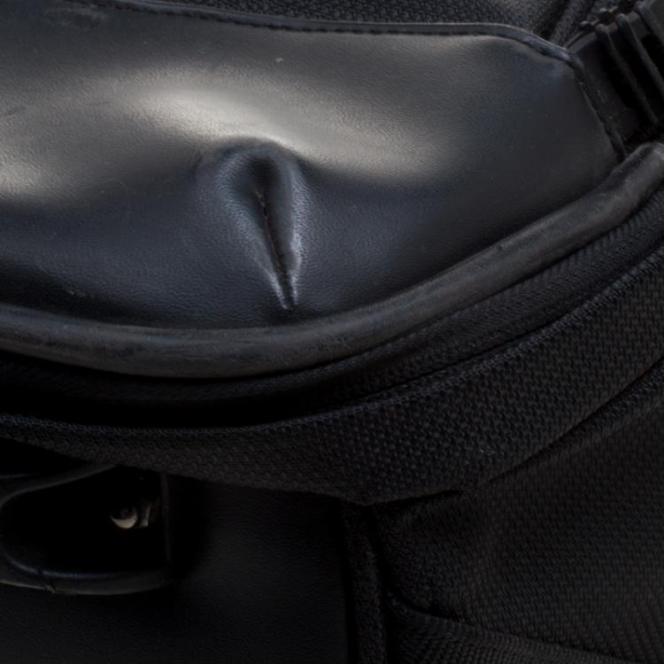 Pre Owned Tumi Black Nylon T2 Wheeled Backpack