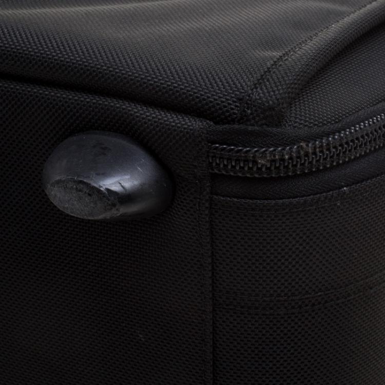 Pre Owned Tumi Black Nylon Alpha Two Wheel Deluxe Brief Luggage