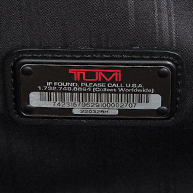 Pre Owned Tumi Brown Nylon Carry On Garment Rolling Suitcase 55cm